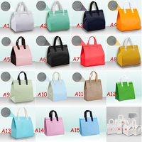 Sac Isotherme Non-Tissé Imperméable de Taille Personnalisée pour Livraison Alimentaire, avec Logo et Couleurs, en Feuille d'Aluminium