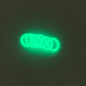 Transparent Multiple Colour Rubber O Ring Glowing In The Dark Rubber O Rings For Jewelry