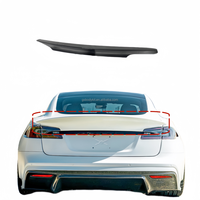 2014-2020 para Tesla Model S estilo mejorado de fibra de carbono alerón trasero parachoques alerón trasero alerón del maletero difusor Kit de carrocería