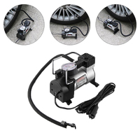 Pompa Udara 150PSI Portabel Ban 12V, Bahan Logam Penjualan Terbaik, Kompresor Udara Mobil untuk Mobil