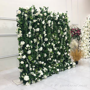 Mur de fleurs GNW, décoration de mariage, toile de fond, arrangement de fleurs artificielles, chemin de fleurs, guirlande, arche, décoration de scène - Product Image 6