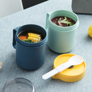 Best Selling Lunch Box Food Storage <strong>Container</strong> <strong>Breakfast</strong> Plastic Sealed Soup Porridge Pot Cup Overnight Oats <strong>Container</strong> - Product Image 4