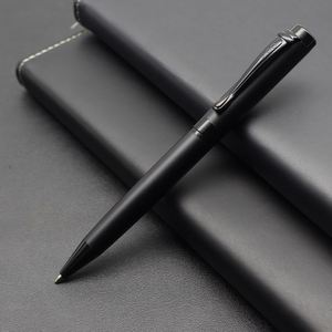 Matte Black Metal Click Ballpoint <b>Pen</b>, Minimalist Executive Signature <b>Pen</b> Custom Laser Logo for Business Corporate Office Gift - Product Image 2