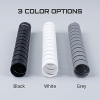 Pembungkus Kabel Spiral PE Grosir Pabrik, Pengatur Kabel Fleksibel, Pelindung Kabel Hitam, Harga Grosir, Manajemen Kabel Meja TV, Anti Hama Hewan Peliharaan