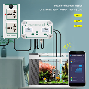 Contrôleur de <span class=keywords><strong>PH</strong></span> numérique Tuya en ligne, fonction d'enregistrement de données, moniteur ecmètre 0-199.0 ms/cm pour Aquariums hydroponique aquaculte testeur de <span class=keywords><strong>pH</strong></span> - Product Image 5