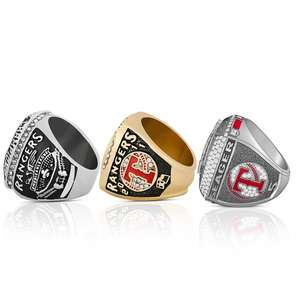 Bagues de championnat des Rangers du Texas 2010 2011 <span class=keywords><strong>2023</strong></span>, ensemble de 3 pièces, bague de champion de la <span class=keywords><strong>ligue</strong></span> majeure de baseball, vente en gros, bijoux en alliage personnalisés - Product Image 3