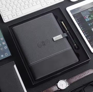 <b>A5</b> Pu Leather Usb Flash Drive Custom Logo Notebook Office Gifts - Product Image 2