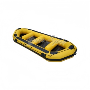 Bateau pneumatique CE 11 places 480 cm en Hypalon PVC avec fond flottant, casques et pagaies - Product Image 6
