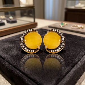 Pendientes Colgantes de Plata de Ley Hechos a Mano con Piedra de Cuarzo, Estilo Boho, Modernos, Unisex, para Aniversarios y Ocasiones Especiales - Product Image 2
