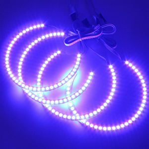 Pour BMW E36 E38 E39 <span class=keywords><strong>E46</strong></span> M3 <span class=keywords><strong>Angel</strong></span> <span class=keywords><strong>Eyes</strong></span> Haloo Ring 168 RGB 5050 <span class=keywords><strong>SMD</strong></span> LED multicolore avec 16 couleurs modifiables - Product Image 4