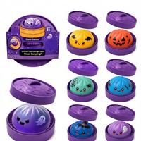 Jouets Squishy Halloween 2026 en forme de boulette et de citrouille créatifs, en TPR, anti-stress et sensoriels