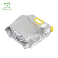 Pochettes souples personnalisées en PE réutilisables avec bec verseur pour huile d'olive, lait, eau, résistantes à l'humidité, imprimées en héliogravure, différentes tailles