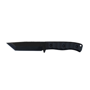 Couteau de chasse Bowie à lame fixe HK SS264 Dark Edge de haute qualité, en acier inoxydable, à pointe tombante, pour le camping en extérieur, avec manche en plastique, DIY - Product Image 6