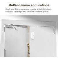 Sensor de Vibración WiFi Larkkey Tuya Smart Life para Puertas/Ventanas de Hogar, Garaje y Hotel con Control por Aplicación