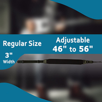 Sangle de guitare pour basse et guitare électrique Sangle de guitare AirCell avec fonction d'évacuation de l'humidité
