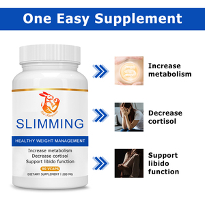 Private Label Slimming Supplement Capsules with Proprietary <b>Blend</b> Psyllium Powder Maintain Healthy Glucose Levels Capsules - Product Image 4
