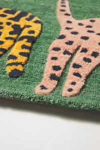 Tapis moderne fait à la main en laine Shaggy anti-dérapant conception personnalisée solide pour la maison bureau cuisine hôtel fabriqué à la machine - Product Image 2