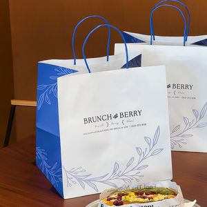 Sacs en papier kraft personnalisés avec logo, vente en gros, emballage alimentaire de qualité pour desserts, pain, toasts, écologiques - Product Image 3