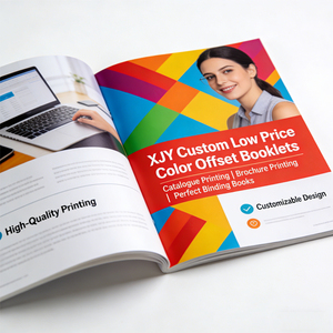 Impresión de Catálogos y Folletos a Color con Offset Personalizados XJY a Bajo Precio, Impresión de Folletos con Encuadernación Perfecta - Product Image 3