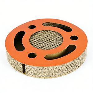 Arranhador de Gato Moderno para Interior, Brinquedo Interativo Simples para Gatos, Arranhador de Papelão para Gatinhos com Catnip - Product Image 1