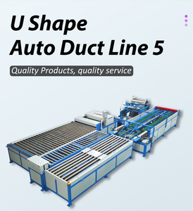 Línea de Producción de Ductos en Forma de U de Alta Calidad, Línea 5 para Fabricación de Ductos HVAC Cuadrados, Máquina para Fabricar Ductos de Aire Cuadrados HVAC - Product Image 4