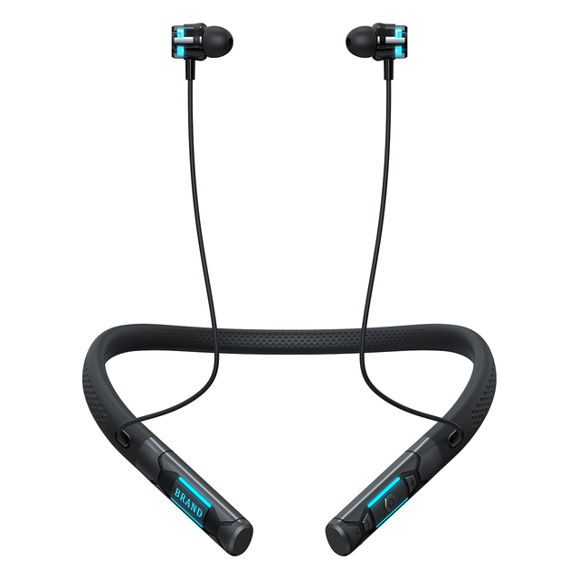 Original Custom Brand Gaming In-ear Earbuds Wireless Bluetooth 5.3 Neckband Waterproof Earphone TWS Sports Headphone