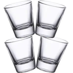 Set di bicchieri da Shot personalizzati divertenti personalizzati trasparenti Mini bicchieri da Tequila con bicchieri all'ingrosso a Base pesante