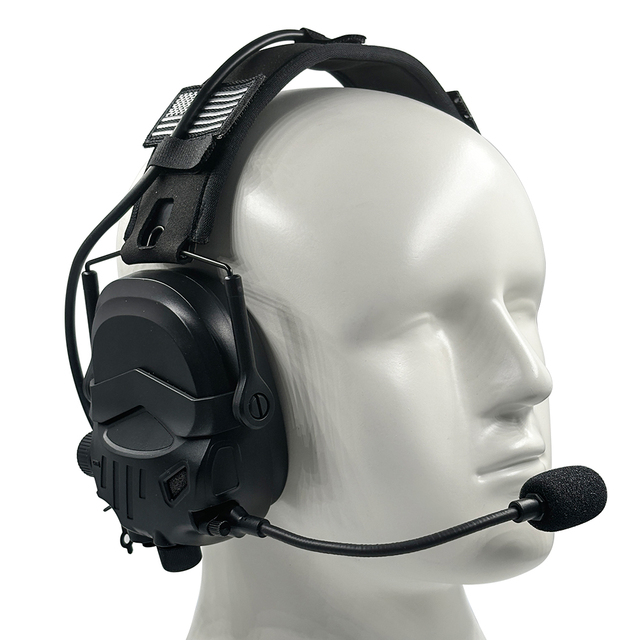 Fully Digital Customized Dual DSP Chips Built-in Microphone Noise Cancelling Tactical Headset Electronic Earmuffs Shooting CE