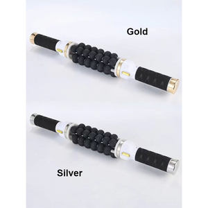 Rodillo de masaje de vibración ajustable de 360 <span class=keywords><strong>grados</strong></span>, rodillo de Fitness de alta frecuencia, masajeador de rodillo corporal giratorio para pérdida de peso antigrasa - Product Image 1