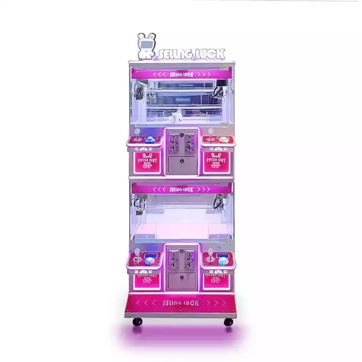 SUNMO 4 Player Mega mini claw machine Com Leitor De Cartão De Crédito mini claw machine toy for kids claw game machine