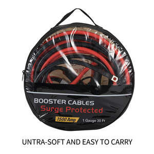트럭 SUV 부스터 점퍼 케이블 용 30FT 1 게이지 1500A w/퀵 연결 플러그 - Product Image 6