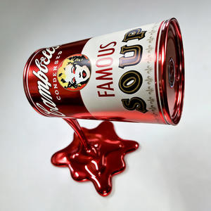 Sculpture d'art et objet de collection moderne en résine électrolytique représentant la soupe Campbell de <span class=keywords><strong>Marilyn</strong></span> <span class=keywords><strong>Monroe</strong></span> - Product Image 6
