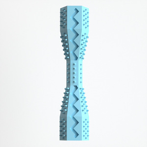 Haute qualité nouveau chien mâcher jouet qui fuit TPR chiot brosse à dents meulage des dents bâton de nettoyage pour chien - Product Image 4