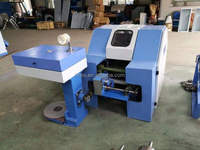 Machine à carder électrique d'occasion à tricoter en fil mélangé de laine cardée à vendre machine à carder en laine peignée et fibre
