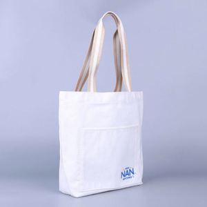 Bolsas de Compra Reutilizables con Logotipo Personalizado al por Mayor, Bolsa de Lona de Algodón Simple con Personalización - Product Image 6