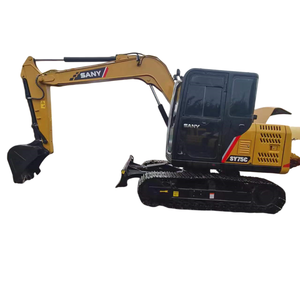 Sistema de Control Inteligente, Excavadora Compacta Sany SY75 Usada para Desarrollo Agrícola y Proyectos de Infraestructura Pública - Product Image 1