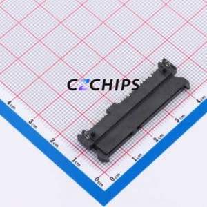 HDGCYLSY-SATA-110 Hard Drive Connector (SAS/SATA/M.2) SMD Connector SATA Female 22P Horizontal Mount - Product Image 1