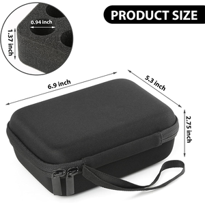 Organizador de viaje portátil de EVA para botellas de péptidos, 12 compartimentos para viales de péptidos de 3 ml, para transporte diario de péptidos para diabéticos - Product Image 4