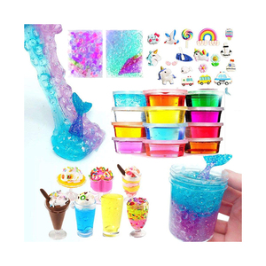 Kit Educativo para Hacer Slime en Oferta, Accesorios Brillantes, Juguete de Slime Transparente, Juguete para Niños - Product Image 3