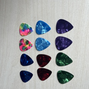 Médiators de <span class=keywords><strong>guitare</strong></span> en celluloid vierges, épaisseurs 0.46, 0.71, 0.96, 1.2mm, personnalisables, fins, moyens ou épais - Product Image 4