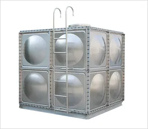 UV protection Cheap price stainless steel square water tanks,bolted water tank