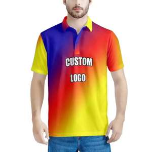 Venta al por mayor de polos de golf personalizados de manga corta de negocios, uniformes, ropa de polo para hombres, camisetas de polo personalizadas con bordado - Product Image 1