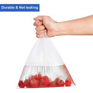 Plastic Produce Bags 12 X 16 Clear Food <b>Storage</b> For Fruits <b>Vegetables</b> Bread Meat 350 Count - Product Image 4