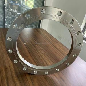 Bride plate de soudage à surface polie en acier inoxydable/acier au carbone/acier allié, connexion par soudure à queue de lapin, <span class=keywords><strong>face</strong></span> d'étanchéité pour la chaleur - Product Image 1