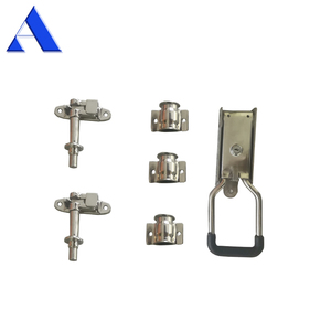 Accessoires pour camions frigorifiques Pièces détachées Engrenage de verrouillage de porte en acier inoxydable Poignée de porte de remorque de camion frigorifique Verrouillage - Product Image 5
