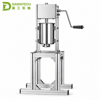 Machine manuelle à churros 5L/7L en acier inoxydable, portable, avec système de remplissage et de friture pour bâtonnets de pâte frite