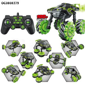 Juguetes de Carreras RC, Auto Deformable de Acrobacias de Alta Velocidad con Luces 4D - Product Image 3