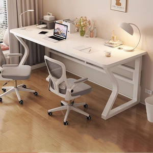 Nhà Máy Tùy Chỉnh Bằng Gỗ Văn Phòng Bảng Đơn Giản Hai-Người Bàn Máy Tính Cho Công Việc Gia Đình Hình Chữ Nhật Học Tập Bàn Bán Buôn - Product Image 4