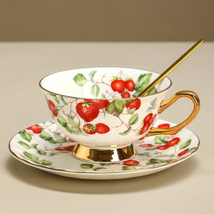European-style Ceramic Bone China Coffee Cup Retro British-style Afternoon <b>Tea</b> Set <b>Tea</b> Cup suit Gift <b>Box</b> Premium Gifts - Product Image 6