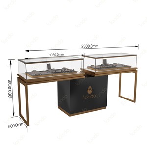 2025 Cửa hàng đồ trang sức thiết kế nội thất cửa hàng trang trí kệ đổ BIJOUX tường tủ đồ trang sức - Product Image 5